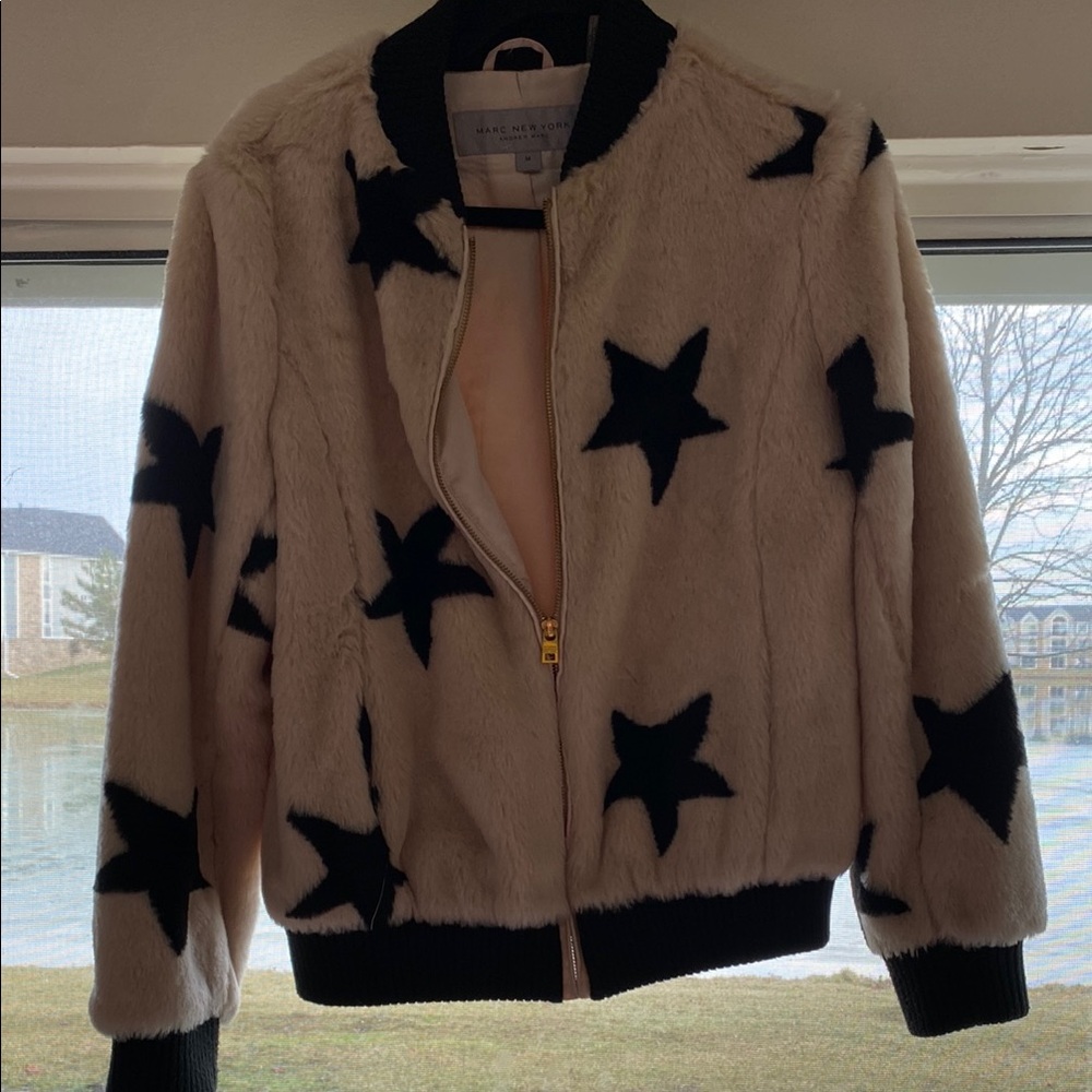 Stella McCartney Beige Jacket with Black Stars